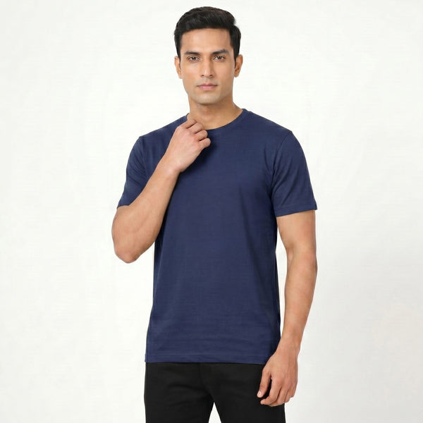 Personalized Men T-Shirts - Navy Blue
