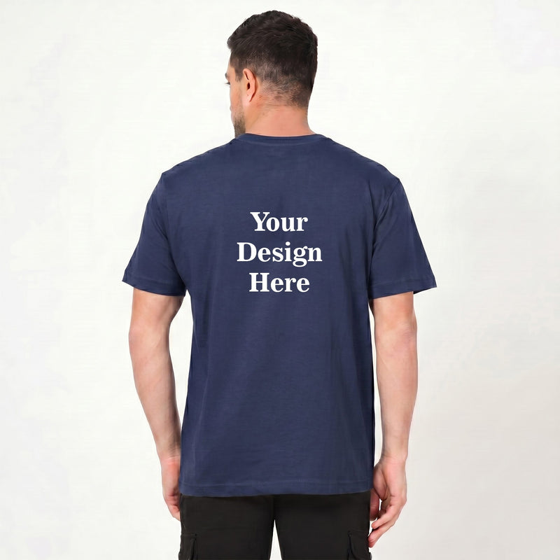 Personalized Men T-Shirts - Navy Blue