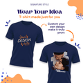 Personalized Men T-Shirts - Navy Blue
