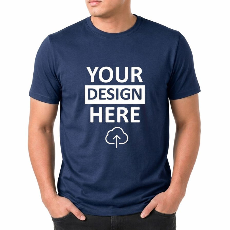 Personalized Men T-Shirts - Navy Blue