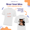 Personalized Men T-Shirts - White
