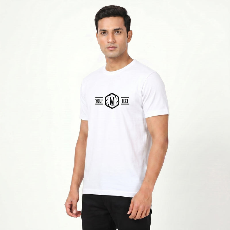 Personalized Men T-Shirts - White