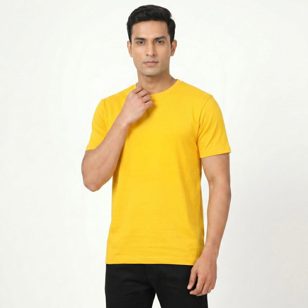 Personalized Men T-Shirts - Yellow