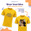 Personalized Men T-Shirts - Yellow