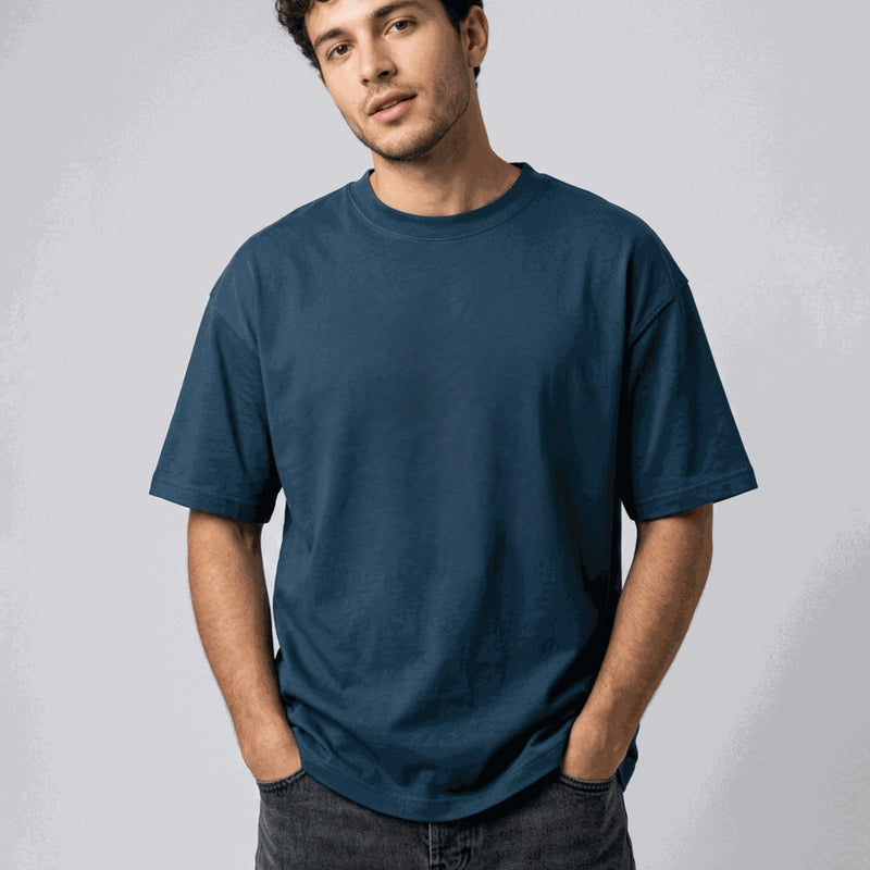 Personalized Oversized T-Shirts - Petrol