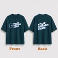 Personalized Oversized T-Shirts - Petrol