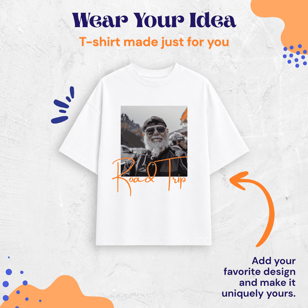 Personalized Oversized T-Shirts - White