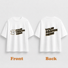 Personalized Oversized T-Shirts - White