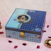 Royal Blue Diwali Hamper with Premium Dry Fruits.