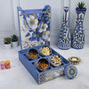 Cherry Blossom Diwali Gift Hamper with Custom Storage Tins for Dry Fruits, Tea & Treats