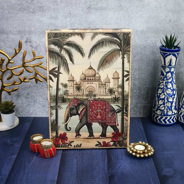 Mughal Heritage Diwali Hamper with 6-Compartment Dry Fruits.
