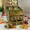 Royal Floral Diwali Hamper with Premium Dry Fruits & Chocolate Delights