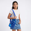 Personalized PVC Sling Bag - Blue