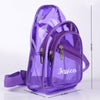 Personalized PVC Sling Bag - Purple