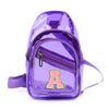 Personalized PVC Sling Bag - Purple