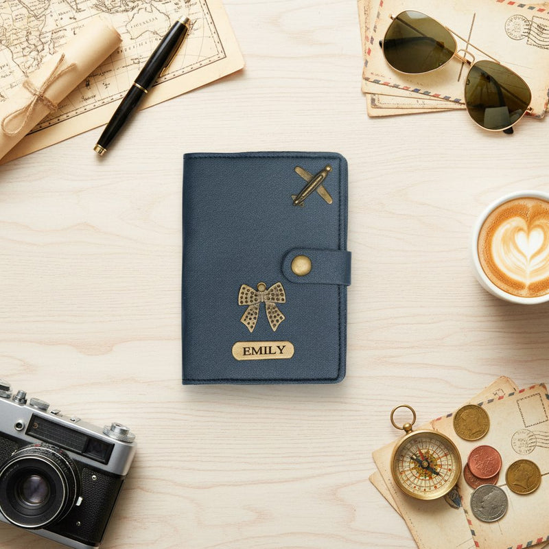 Personalized With Button - Blue