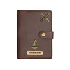 Personalized With Button - Dark Brown