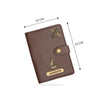 Personalized With Button - Dark Brown