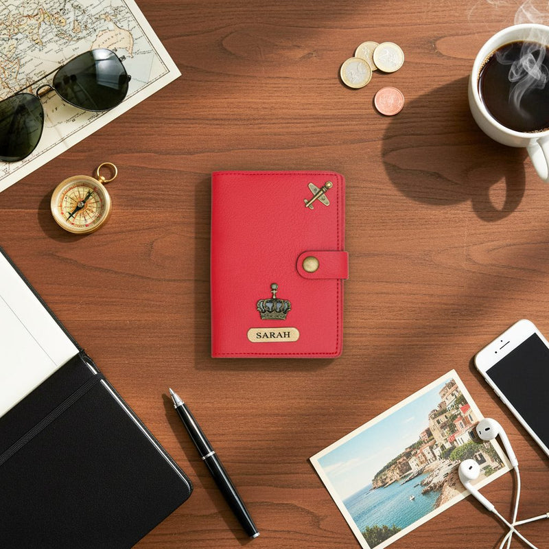 Personalized With Button - Red