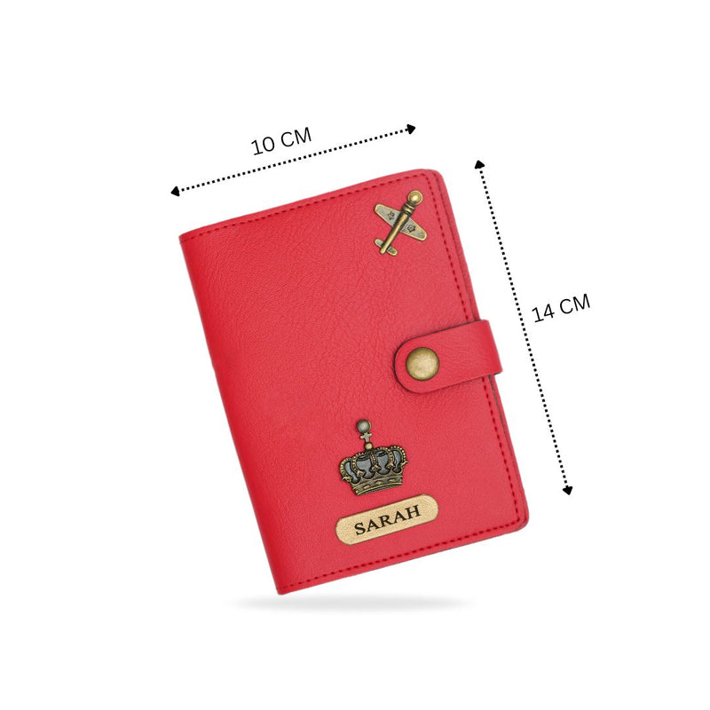 Personalized With Button - Red