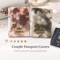 Personalized Couple Passport Cover