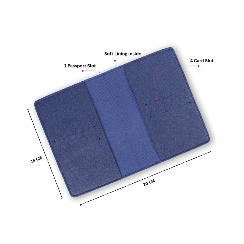 Personalized New Passport Covers Blue 1