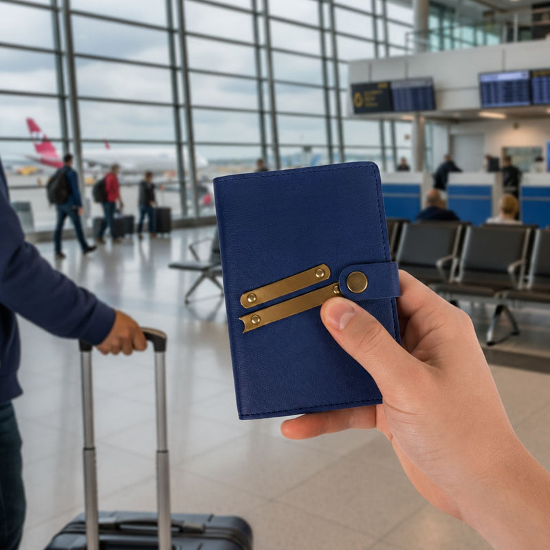 Personalized New Passport Covers Blue 2