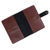 Personalized New Passport Covers Dark Brown With Button 2