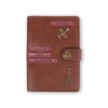 Personalized New Passport Covers Light Brown 1