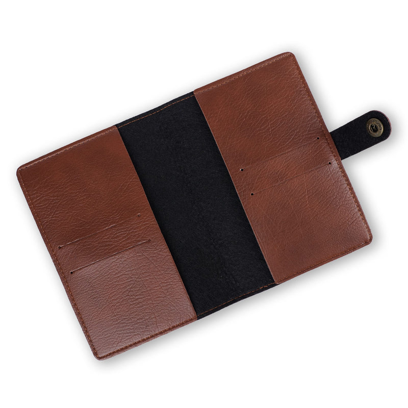Personalized New Passport Covers Light Brown 1