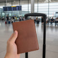 Personalized New Passport Covers Light Brown 2