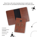 Personalized New Passport Covers Light Brown 2