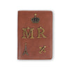 Personalized New Passport Covers Light Brown 2