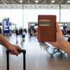 Personalized New Passport Covers Light Brown 3