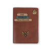 Personalized New Passport Covers Light Brown 3