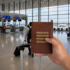 Personalized New Passport Covers Light Brown 4