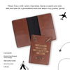 Personalized New Passport Covers Light Brown 4