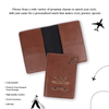 Personalized New Passport Covers Light Brown 5