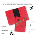 Personalized New Passport Covers Red 1