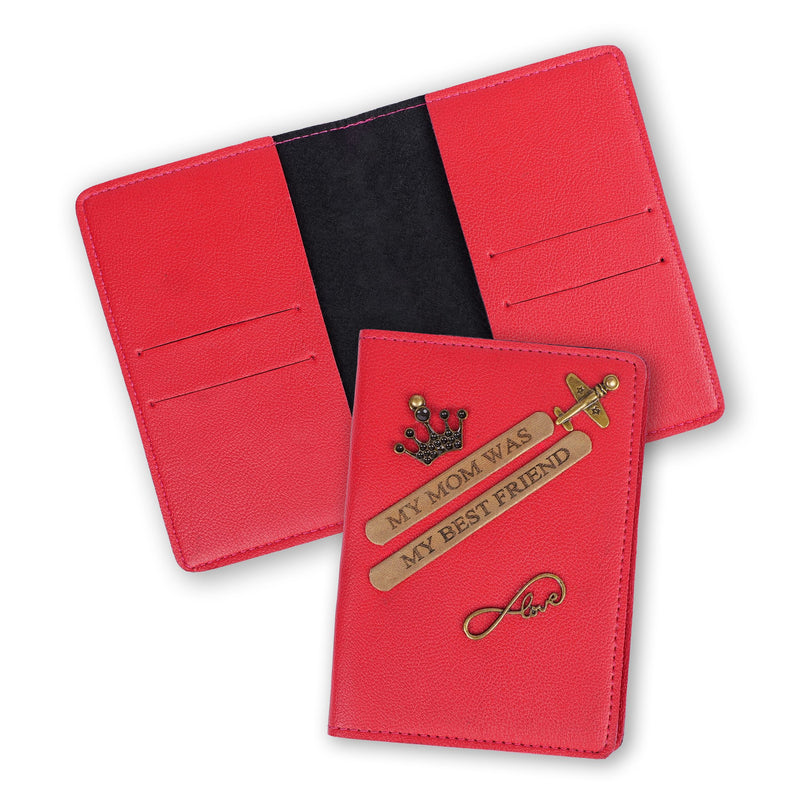 Personalized New Passport Covers Red 1