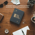 Personalized Normal Tan Brown Passport Cover