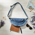 Personalized Denim Sling Bag