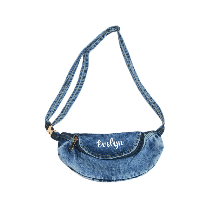 Personalized Denim Sling Bag