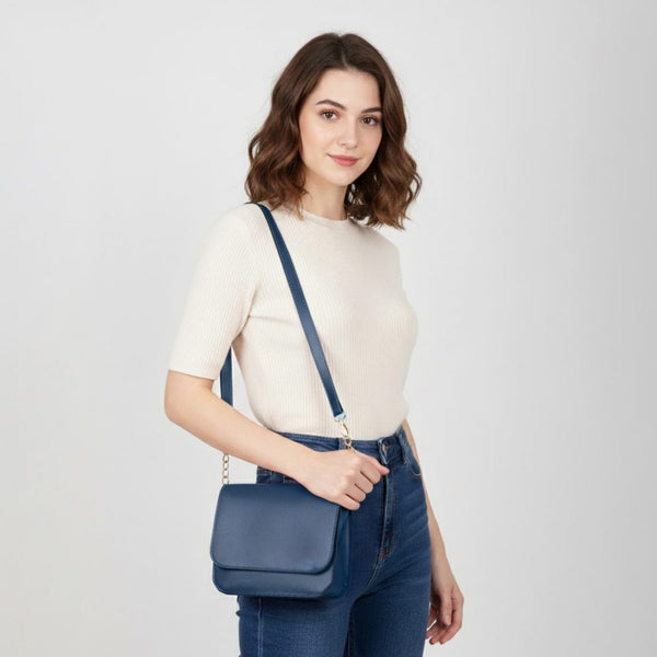 Personalized Sling Bag - Blue