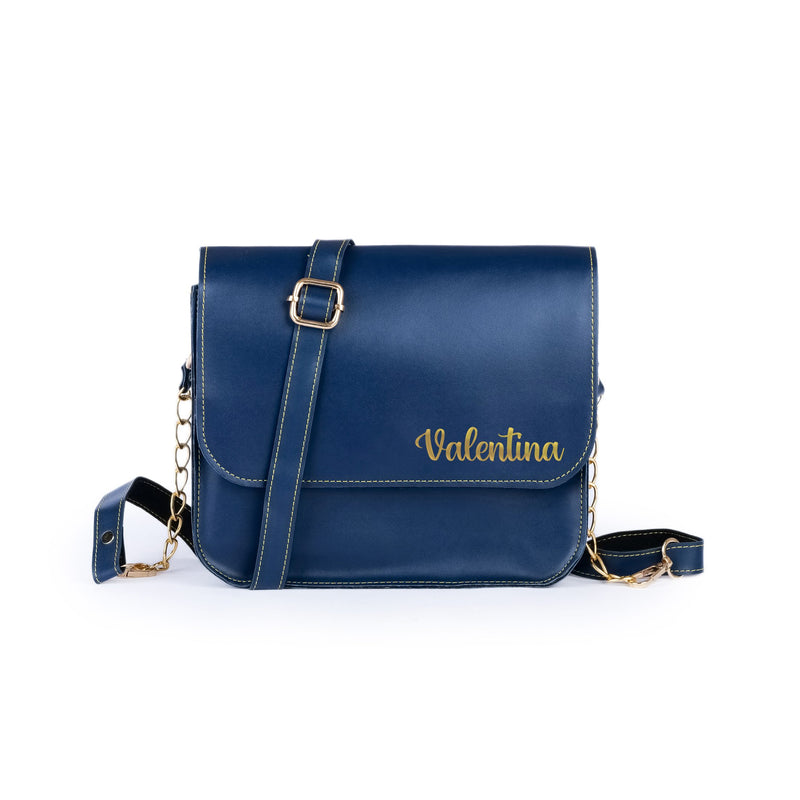 Personalized Sling Bag - Blue