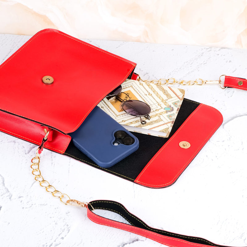 Personalized Sling Bag - Red