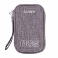 Personalized Tech Organizer - Gray