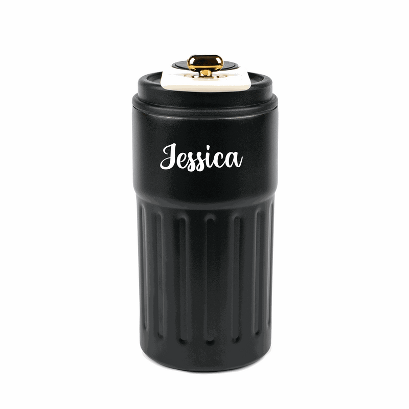 Personalized Black Coffee Mug