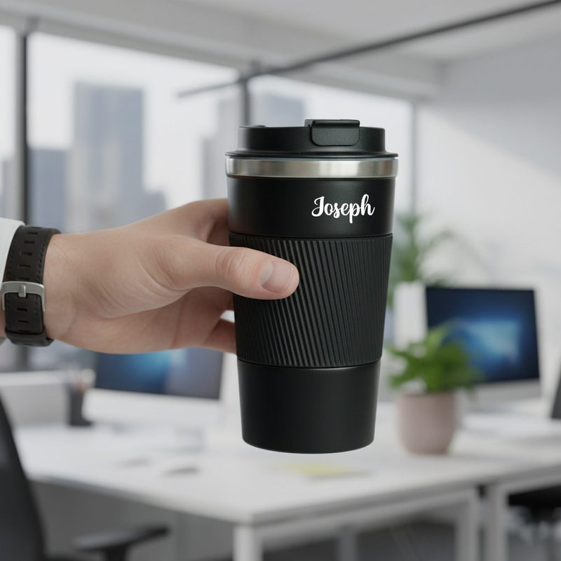 Personalized Black Long Mug