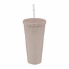 Personalized Glitter Tumbler In Two Size Long - White